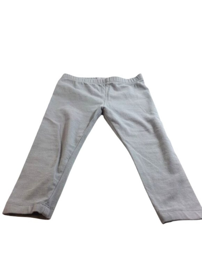 Wonder Nation Baby Girls Leggings Gray Size 12 Months